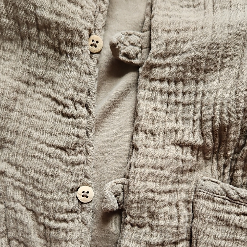 Zara Kids Tan Cotton Quilted Jacket - Picture 5 of 8